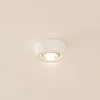 Image de Lindby - plafondlamp - 1licht - Gips - H: 5.3 cm - GX53 - wit