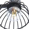 Image de Lindby - plafondlamp - 1licht - IJzer - H: 17 cm - E14 - zwart