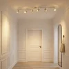 Image de Lindby - plafondlamp - 6lichts - IJzer - H: 22 cm - E14 - beige
