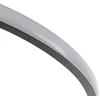 Image de Lindby - LED plafondlamp- met dimmer - 1licht - IJzer, PVC, PMMA - H: 12.5 cm - zwart, wit, transparant - Inclusief lichtbron