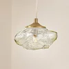 Image de Lindby - hanglamp - 1licht - Glas, ijzer - H: 8.5 cm - G9 - amber, messing