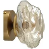 Image de Lindby - wandlamp - 1licht - Glas, ijzer - G9 - amber, messing