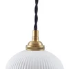 Image de Lindby - hanglamp - 1licht - Keramiek, ijzer - H: 9.5 cm - E14 - wit