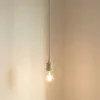 Image de Lindby - hanglamp - 1licht - Aluminium, staal - H: 6.5 cm - E27 - beige