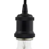 Image de Lindby - hanglamp - 1licht - Aluminium, staal - H: 6.5 cm - E27 - zwart