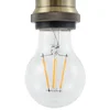 Image de Lindby - hanglamp - 1licht - Aluminium, staal - H: 6.5 cm - E27 - messing
