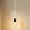 Image de Lindby - hanglamp - 1licht - Aluminium, staal - H: 7 cm - E27 - zwart