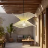 Image de Lindby - Hanglampen buiten - 1licht - Nylonkoord, ijzer - H: 11.5 cm - E27 - beige