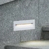 Image de Lucande - Wandlamp buiten - 1licht - Aluminium, polycarbonaat - H: 7.6 cm - wit mat - Inclusief lichtbron