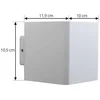 Image de Lucande - LED wandlamp buiten - 1licht - Gegoten aluminium, glas - H: 10.5 cm - wit - Inclusief lichtbron