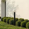 Image de Lindby - Tuinpad verlichting - 1licht - Glas, aluminium - H: 90 cm - E27 - wit, zwart