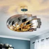Image de Euluna - plafondlamp - 4lichts - Metaal - H: 38 cm - E27 - chroom-nikkel