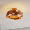 Image de Euluna - plafondlamp - 3lichts - Staal - H: 28 cm - E27 - koper