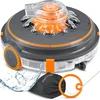 Image de KESSER® Zwembadrobot accu Aqua-9000 incl. transporttas, Stofzuiger voor zwembaden tot 80m², Li-Ion accu max. 75 min, Zwembadreiniger snoerloze zwembadstofzuiger vloerreiniging volautomatische vloerstofzuiger - Oranje