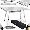Image de KESSER® Campingtafel inklapbare Tafel - Vouwtafel voor Buiten en Camping 120 x 70 cm - Zilver