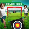 Image de KESSER® Pop-Up Kindervoetbaldoel Set van 2 | Opvouwbare voetbaldoelen met glasvezelpalen en hoogwaardige doelnetten voor binnen-, buiten- en tuingebruik | Met draagtas 6x kegels bal pomp doel