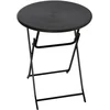 Image de Outsunny opvouwbare tuintafel staal en HDPE - Bijzettafel - Campingtafel - Donkergrijs