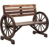 Image de Outsunny - Tuinbank - voor 2 personen - Duurzaamheid - Bruin