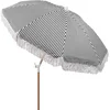 Image de BELIANI MONDELLO - Parasol - Zwart/Wit - Polyester