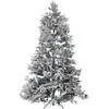 Image de BELIANI BASSIE - Kerstboom - Wit - 240 cm - Kunststof