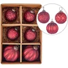 Image de BELIANI ARGENTIN - Kerstballen set van 6 - Rood - Glas