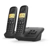 Image de Vaste telefoon - GIGASET - Basic 100A DUO - Antwoordapparaat - Handsfree - Verlicht scherm - Telefoonboek voor 50 contacten - Vergrendelfunctie - Zwart