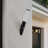Image de Lindby - Wandlampen buiten - 1licht - Aluminium spuitgietwerk, glas - H: 47 cm - GU10 - zwart, transparant