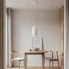 Image de Lindby - hanglamp - 1licht - polyethyleentereftalaat - H: 30 cm - E27 - wit