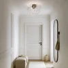 Image de Lucande - plafondlamp - 4lichts - Glas, ijzer - H: 32 cm - G9 - transparant, chroom