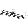 Image de Lindby - buitenspot - 6lichts - ijzer - H: 15 cm - GU10 - zwart