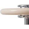 Image de Lindby - vloerlamp - 1licht - Metaal, travertijn - H: 130 cm - E27 - beige
