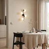 Image de Lindby - wandlamp - 4lichts - Glas, metaal - H: 47.5 cm - G9 - wit, zwart
