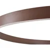 Image de Lucande - Hanglampen- met dimmer - CCT - 1licht - Metaal, siliconen - H: 4.5 cm - koffiebruin, wit - Inclusief lichtbron