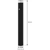 Image de Lindby - Padverlichting, zuillampen - 1licht - Metaal, acryl - H: 79 cm - GU10 - zwart