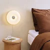 Image de Lindby - LED wandlamp- met dimmer - 1licht - Glas, metaal - H: 11 cm - wit, chroom - Inclusief lichtbron
