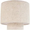 Image de Lindby - Tafellamp - 1licht - Linnen, metaal - H: 30 cm - E27 - beige