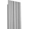 Image de Lucande - LED wandlamp buiten - 1licht - Aluminium, polycarbonaat - H: 100 cm - grijs - Inclusief lichtbron
