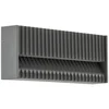 Image de Lucande - LED wandlamp buiten - 1licht - Aluminium, polycarbonaat - H: 10 cm - antraciet - Inclusief lichtbron