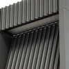 Image de Lucande - LED wandlamp buiten - 1licht - Aluminium, polycarbonaat - H: 20 cm - antraciet - Inclusief lichtbron