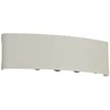 Image de Lindby - LED wandlamp buiten - 5lichts - Aluminium, glas - H: 8 cm - wit - Inclusief lichtbronnen