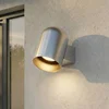 Image de Lindby - Wandlamp buiten - 1licht - aluminium - H: 17.3 cm - GU10 - aluminium