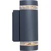 Image de LUTEC Focus - Wandlamp voor buiten met GU10 fitting - Up & Down - Premium aluminium - IP44 weerbestendig - Donkergrijs
