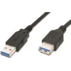 Image de Digitus AK-300203-030-S USB-kabel USB 3.2 Gen1 USB-A stekker, USB-A bus 3.00 m Zwart
