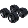 Image de Gorilla Sports Dumbellset - Halterset - Gripper Kunststof - 30 kg - Halterstang met gewichten