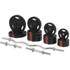 Image de Gorilla Sports EZ curl Halterset 70 kg - Gripper Kunststof - Stang met gewichten