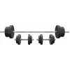 Image de Gorilla Sports Halterset 70 kg - Kunststof - Schroefsluitingen