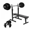 Image de Gorilla Sports Verstelbare Halterbank - fitnessbank + 70 kg Halterset - gewichtenset - Kunststof