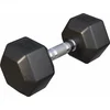 Image de Gorilla Sports Dumbbell - 1 x 12,5 kg - Gietijzer - Hexagon - Halter