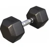 Image de Gorilla Sports Dumbbell - 1 x 15 kg - Gietijzer - Hexagon - Halter