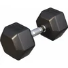 Image de Gorilla Sports Dumbbell - 1 x 17,5 kg - Gietijzer - Hexagon - Halter
